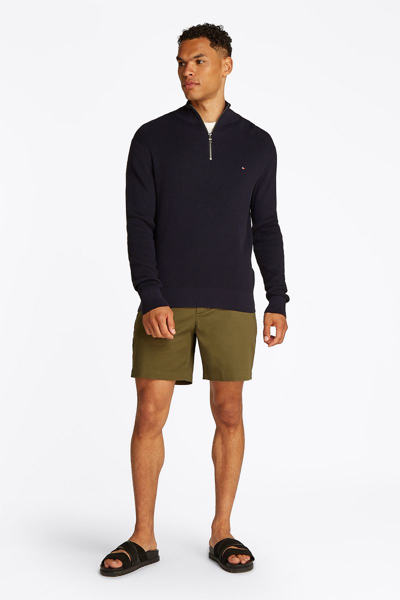 Tommy Hilfiger Racking Half-Zip Structure Navy - Größe L günstig online kaufen