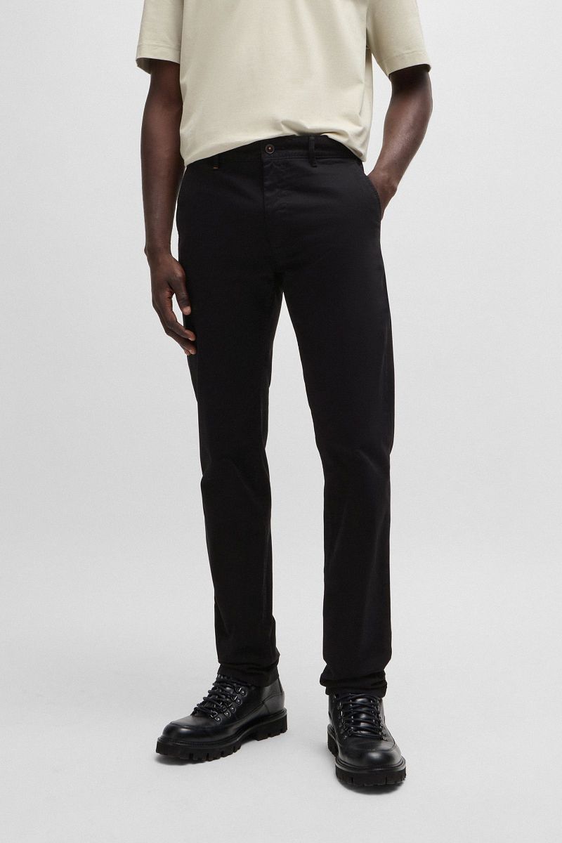 Boss Chino Slim Zwart