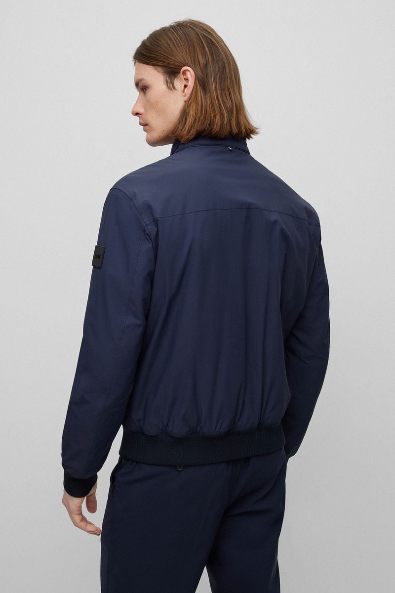 BOSS Cordovan Jacke Navy - Größe 50 günstig online kaufen