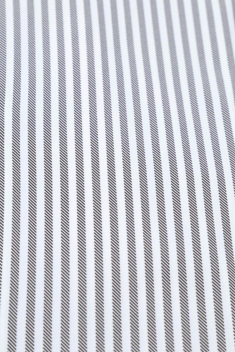 Pure The Functional Shirt Super Stretch Streifen Braun - Größe 44 günstig online kaufen