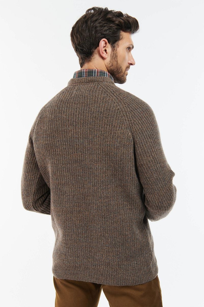 Barbour Pullover Lambswool Knitted Braun - Größe XL günstig online kaufen