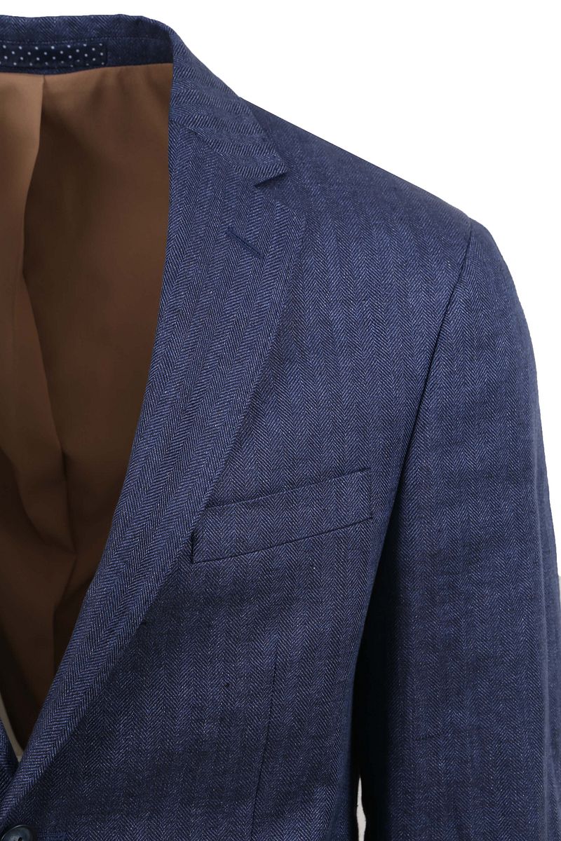 Suitable Blazer Leinen Royal Blau - Größe 48 günstig online kaufen