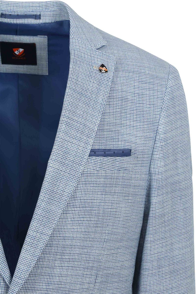 Suitable Blazer Grou Druck Hellblau - Größe 28 günstig online kaufen