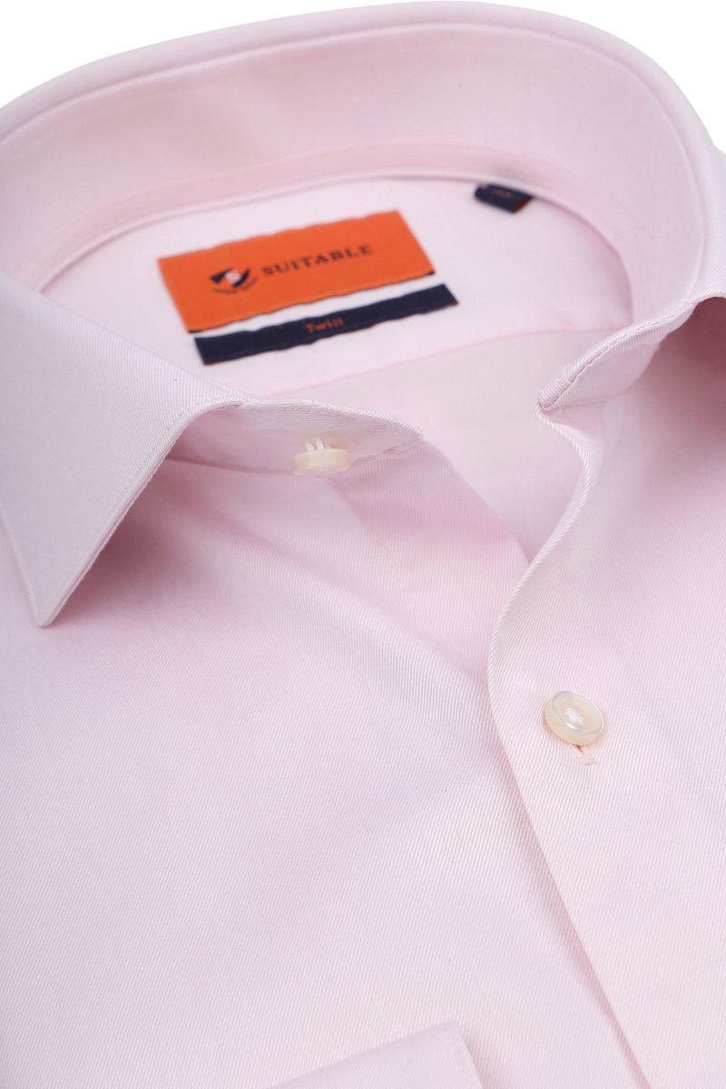 Suitable Hemd Twill Rosa - Größe 42 günstig online kaufen