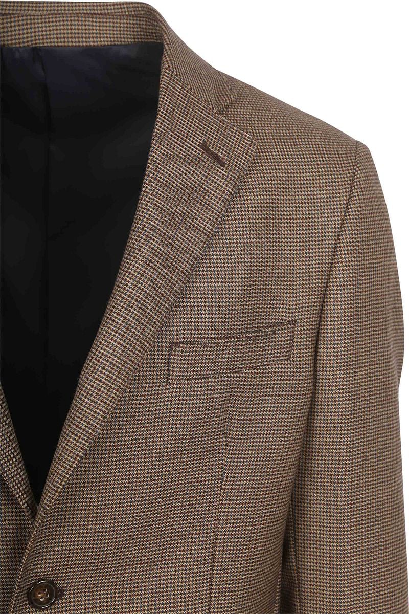 Suitable Pied De Poule Blazer Wolle Braun - Größe 52 günstig online kaufen