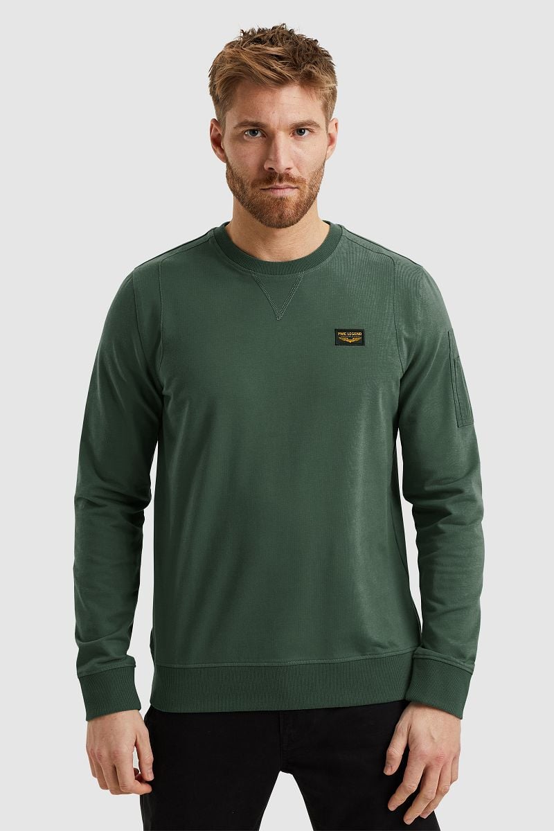 PME Legend Airstrip Pullover Jungle Grün - Größe S günstig online kaufen