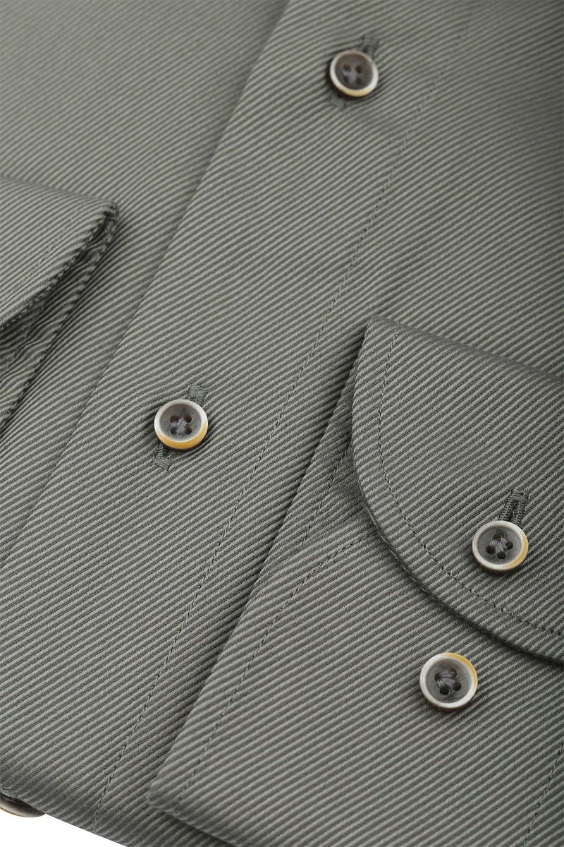 Profuomo Twill Hemd Dunkelgrün - Größe 45 günstig online kaufen