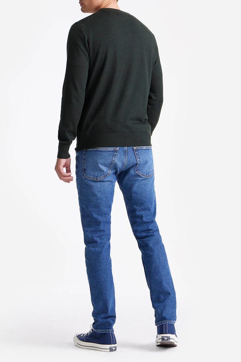 King Essentials The John Pullover Merino Dunkelgrün - Größe M günstig online kaufen
