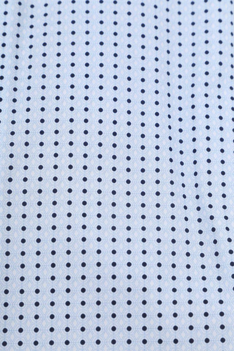 OLYMP Level 5 Hemd Stretch Druck Hellblau - Größe 38 günstig online kaufen
