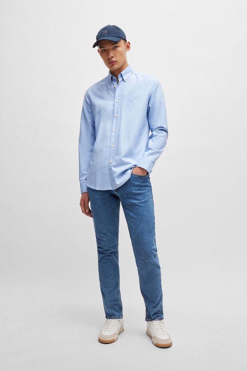 BOSS Rickert Hemd Hellblau - Größe 3XL günstig online kaufen