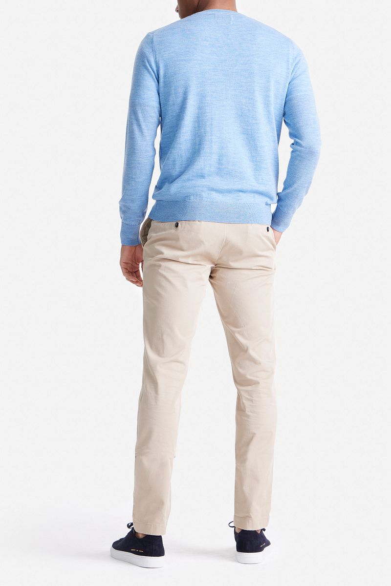 King Essentials The John Pullover Merino Hellblau - Größe M günstig online kaufen
