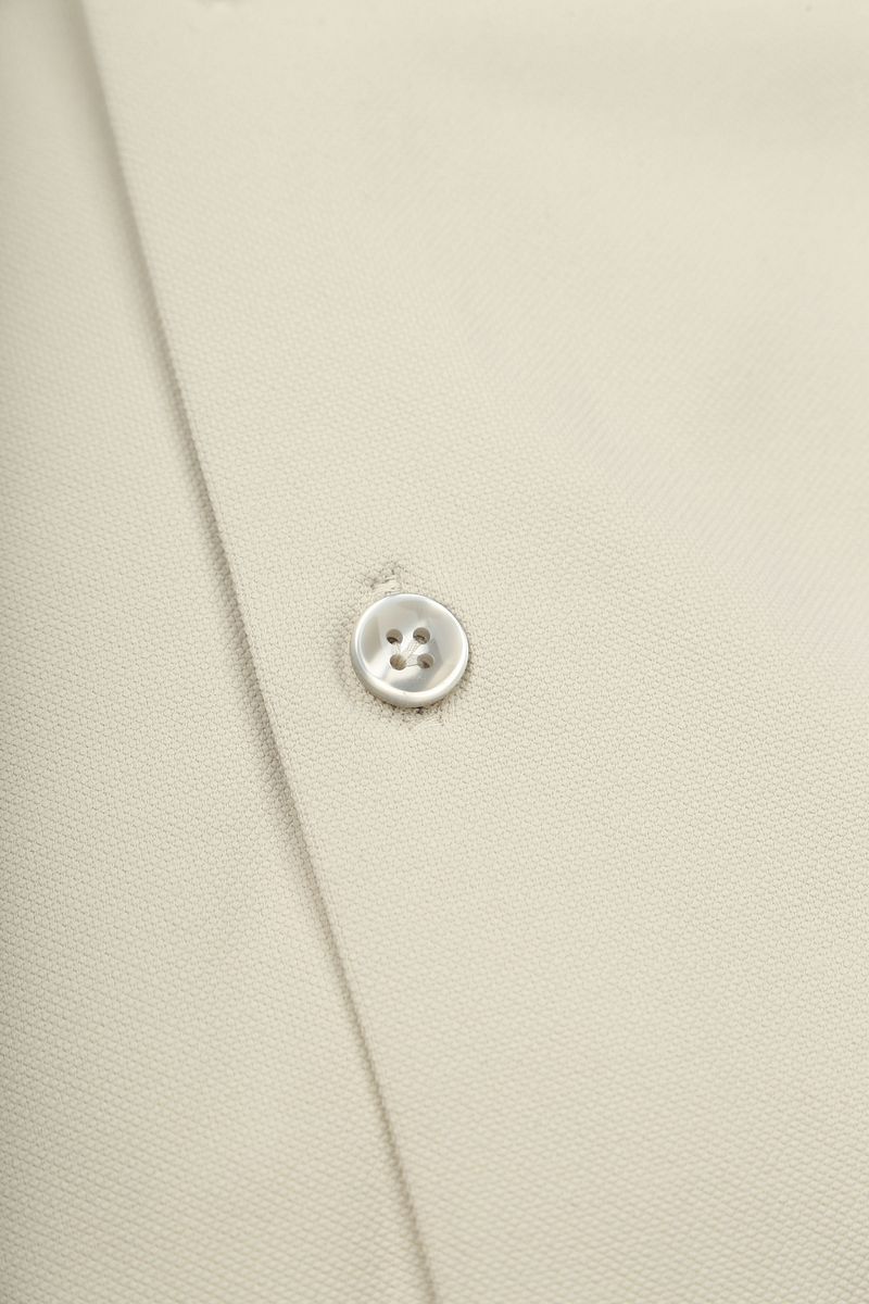 John Miller Overhemd Hyperstretch Beige