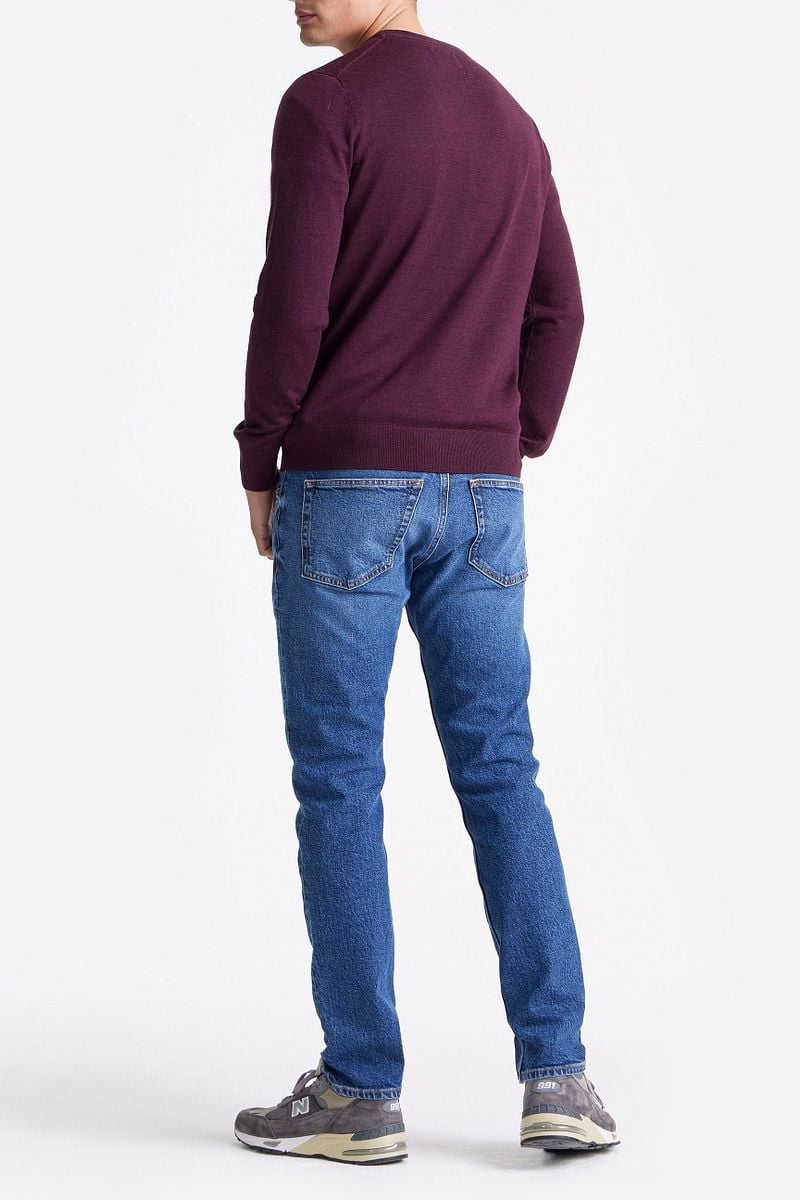 King Essentials The John Pullover Merino Burgundy - Größe M günstig online kaufen