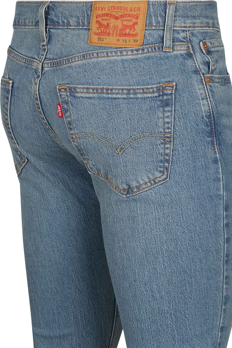 Levi's 511 Denim Jeans Mid Blauw