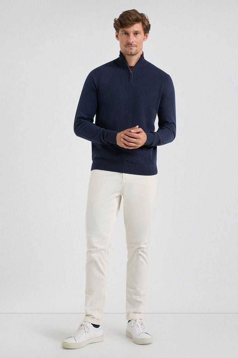 McGregor Half Zip Pullover Merinowolle Navy - Größe S günstig online kaufen