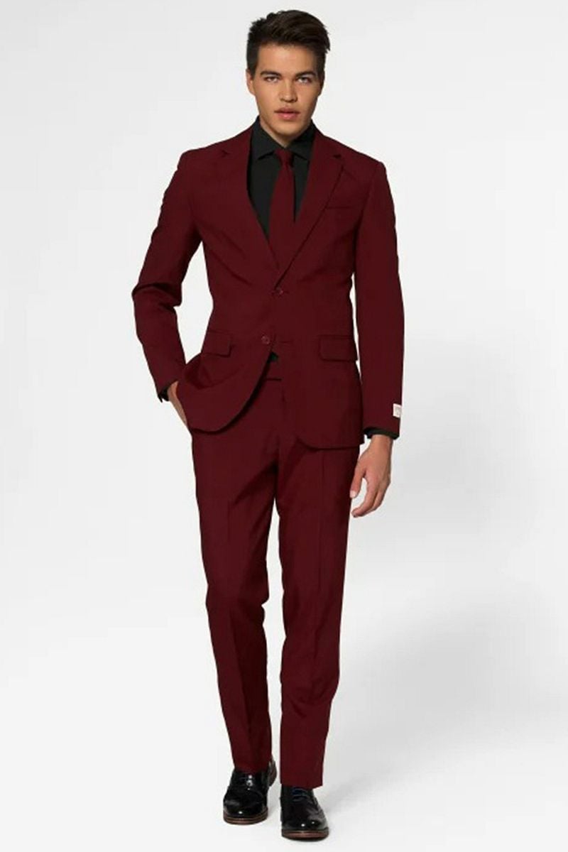 OppoSuits Anzug Blazing Burgundy - Größe 56 günstig online kaufen