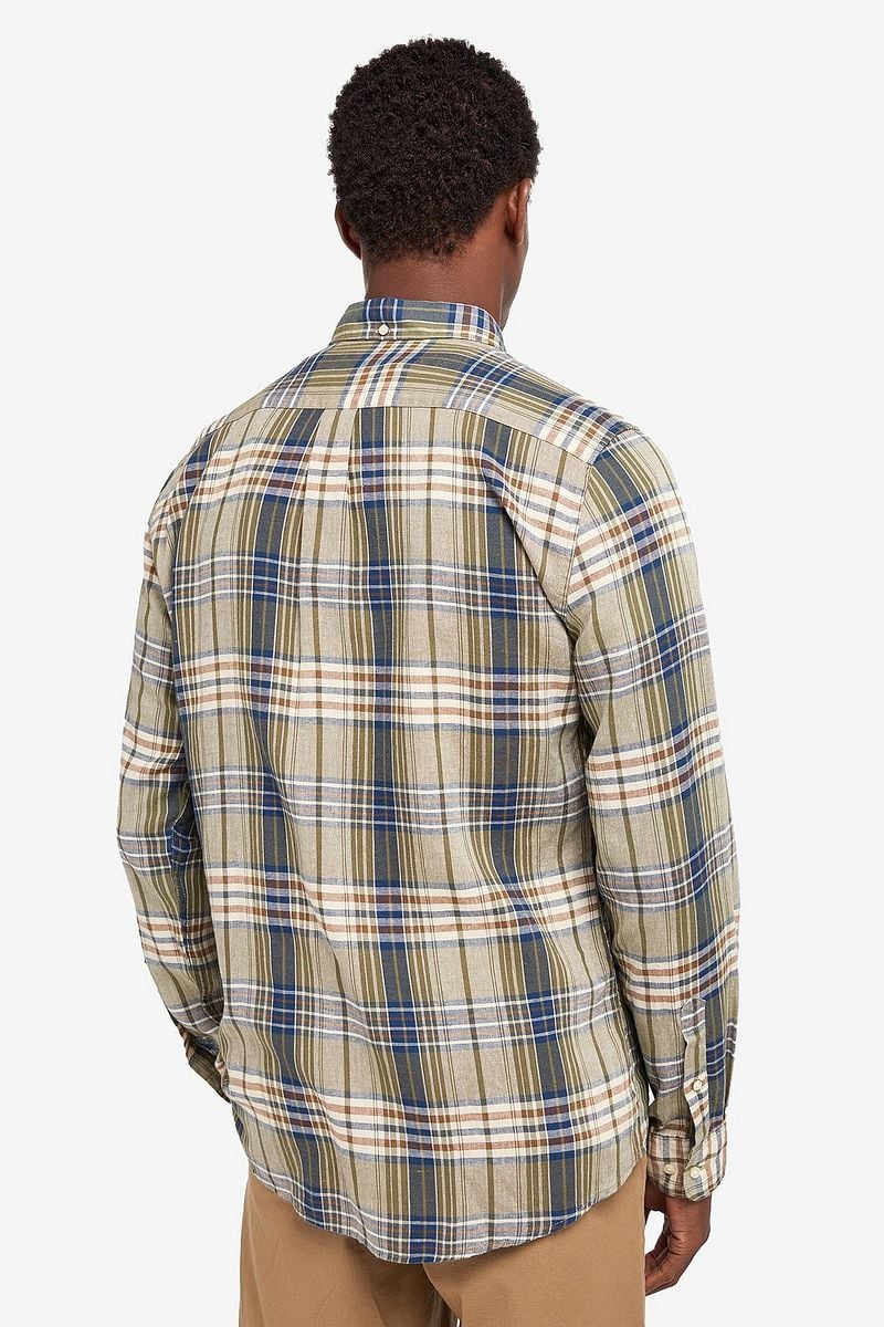 Barbour Laneskin Hemd Kariert Grün - Größe XL günstig online kaufen