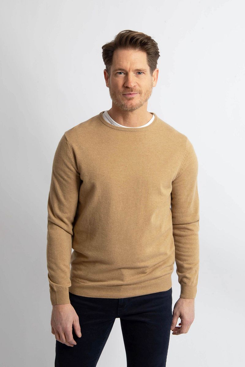 Steppin' Out Trui Merinowol Beige