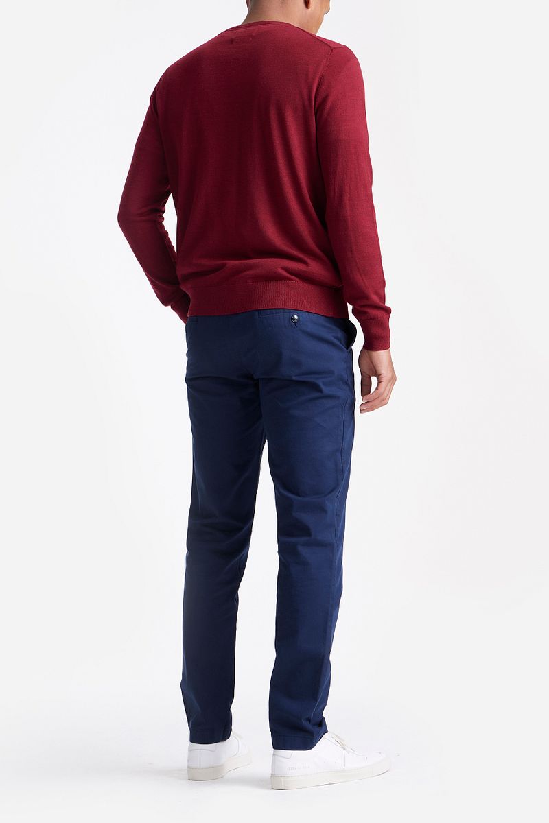 King Essentials The John Pullover Merino Rot - Größe S günstig online kaufen