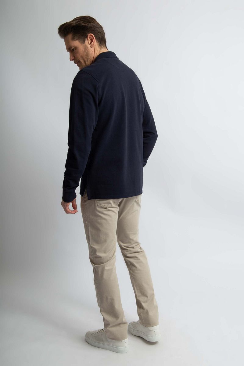 Steppin' Out Longsleeve Polo Piqué Classic Navy