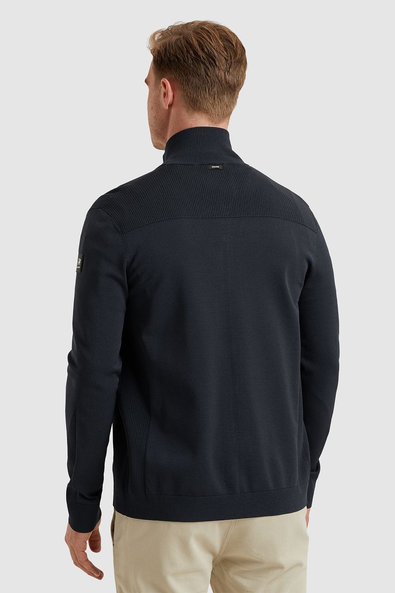 Vanguard Vest Viscose Donkerblauw