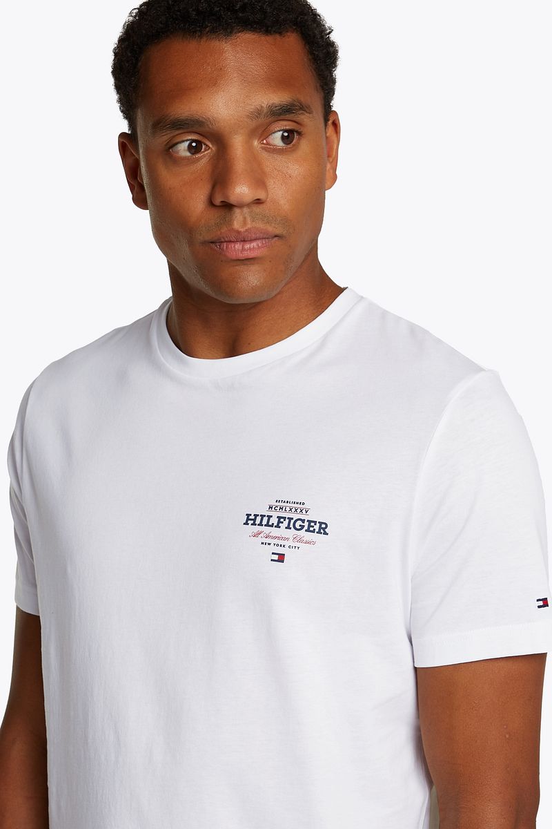 Tommy Hilfiger T-shirt Logo Monotype Wit