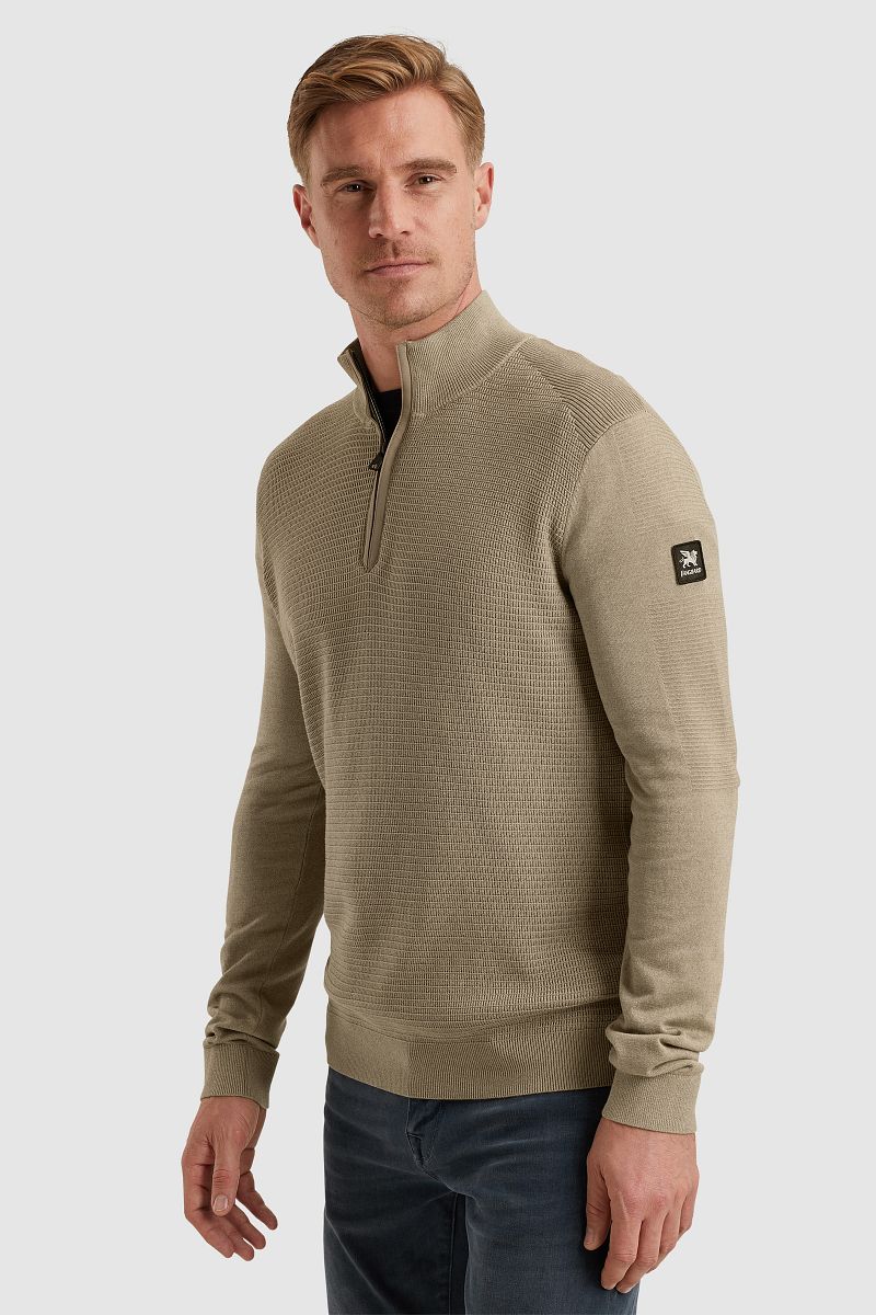 Vanguard Halfzip Pullover Beige  - Größe L günstig online kaufen