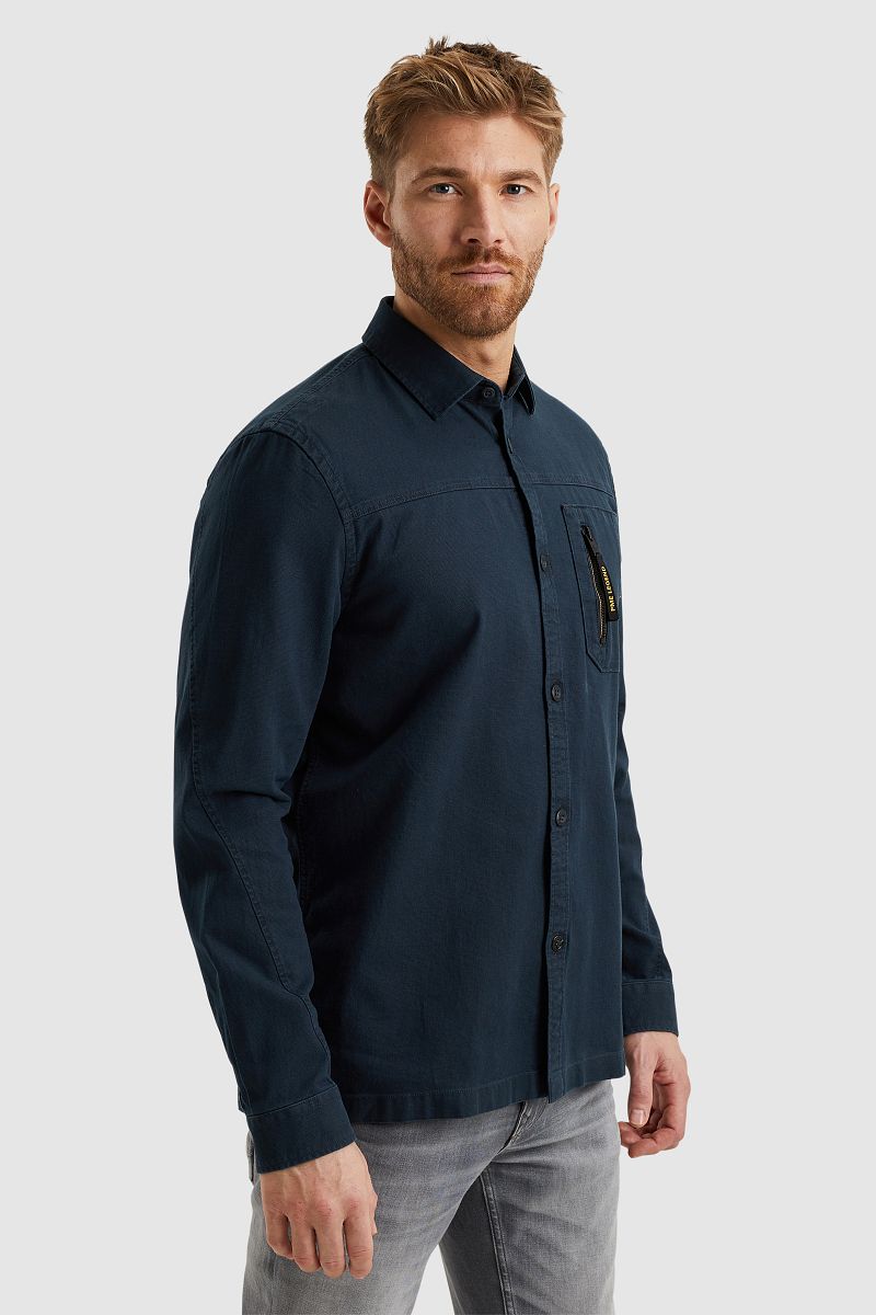 PME Legend Overshirt Mattweave Navy - Größe XXL günstig online kaufen