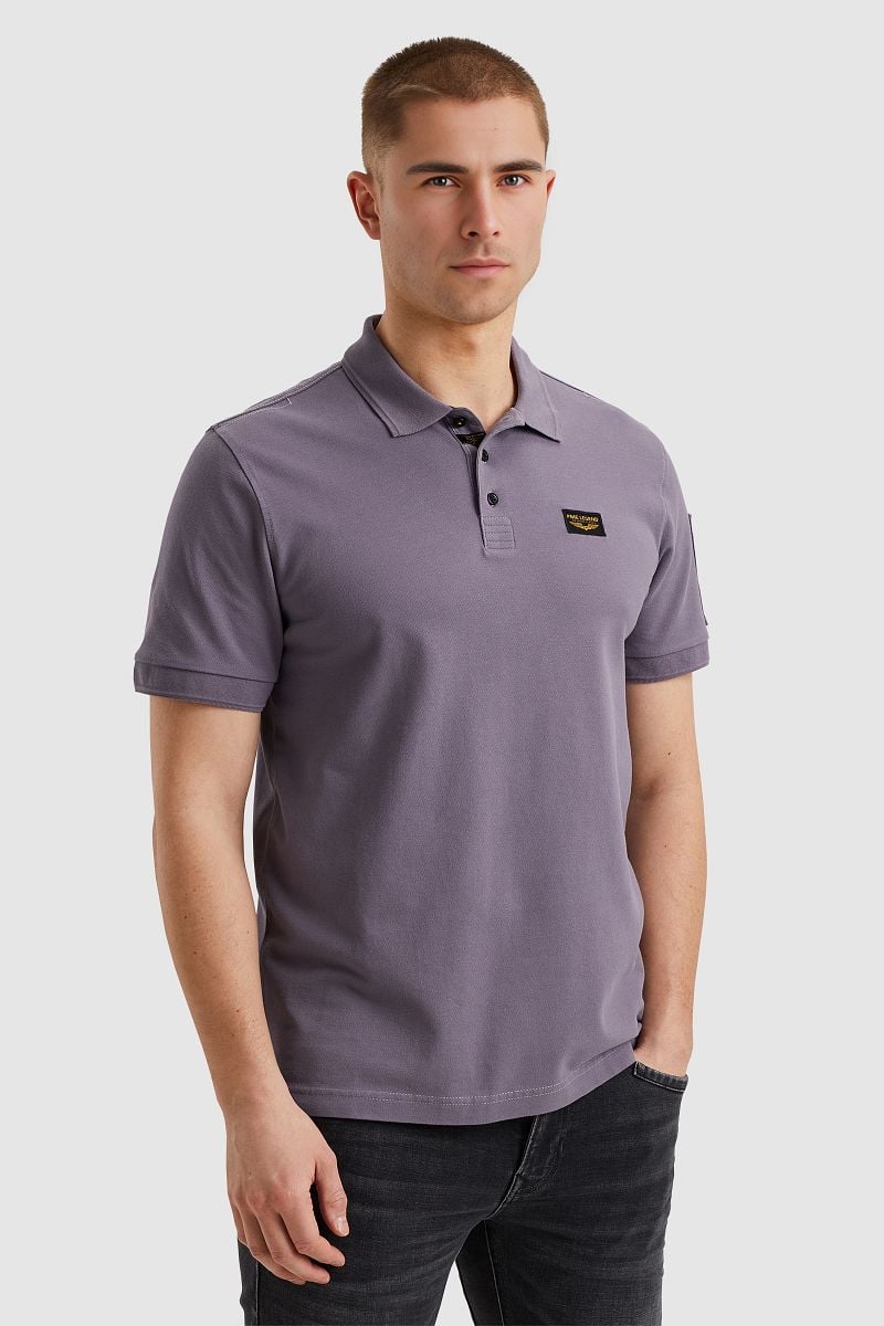 PME Legend Poloshirt Trackway Sage Lila - Größe L günstig online kaufen