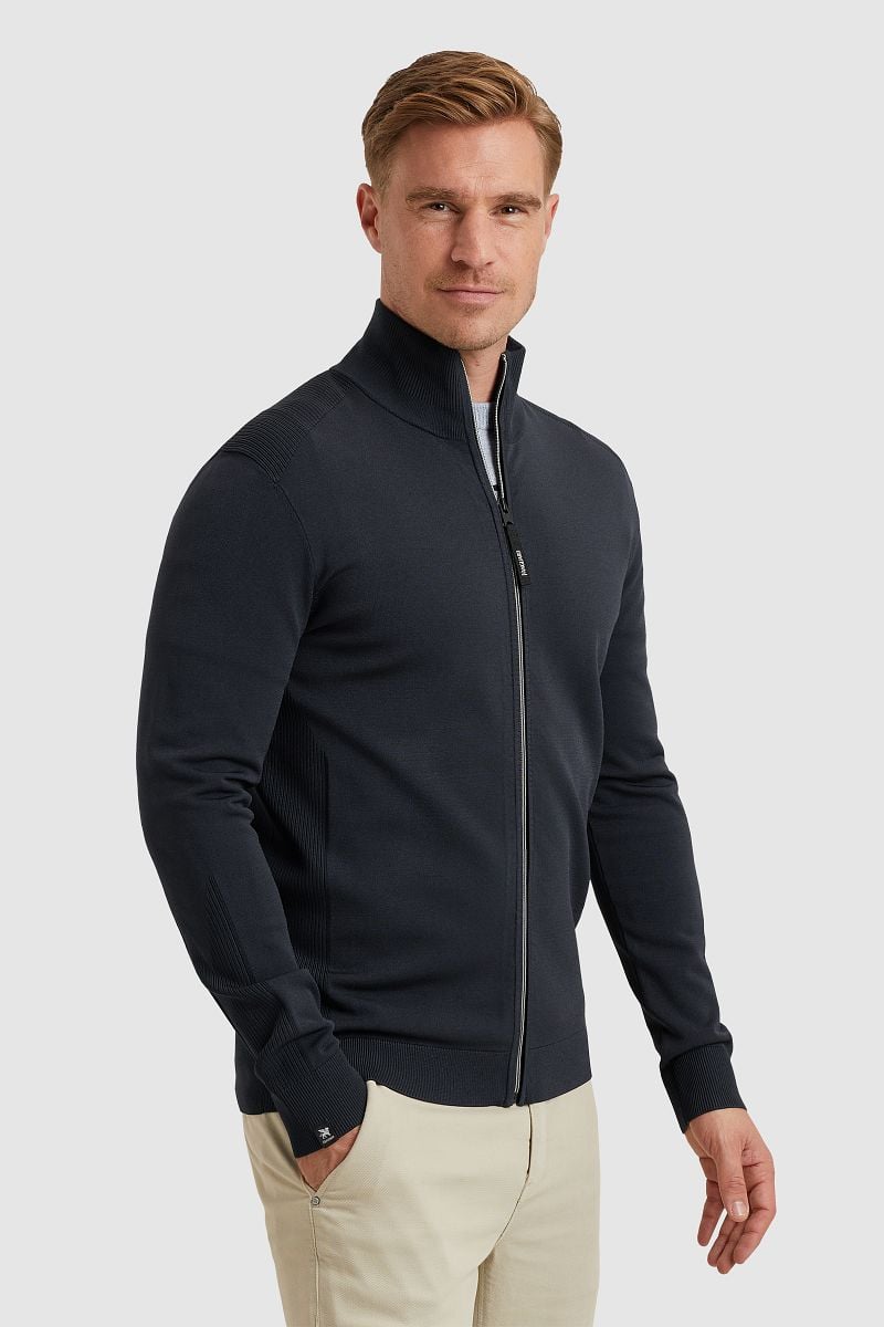 Vanguard Strickjacke Viskose Dunkelblau  - Größe XXL günstig online kaufen