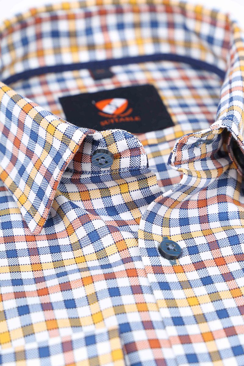 Suitable Hemd Rot Gelb Kariert - Größe 38 günstig online kaufen