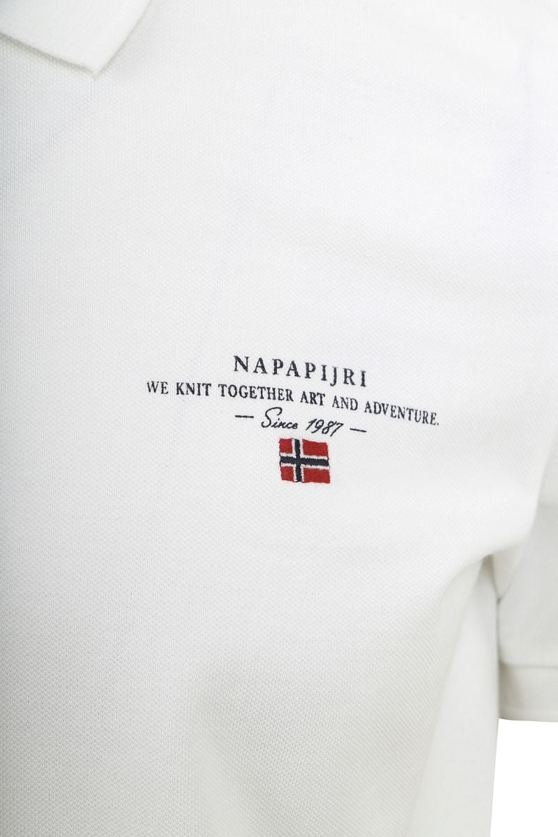 Napapijri Polo Elbas Weiß - Größe L günstig online kaufen