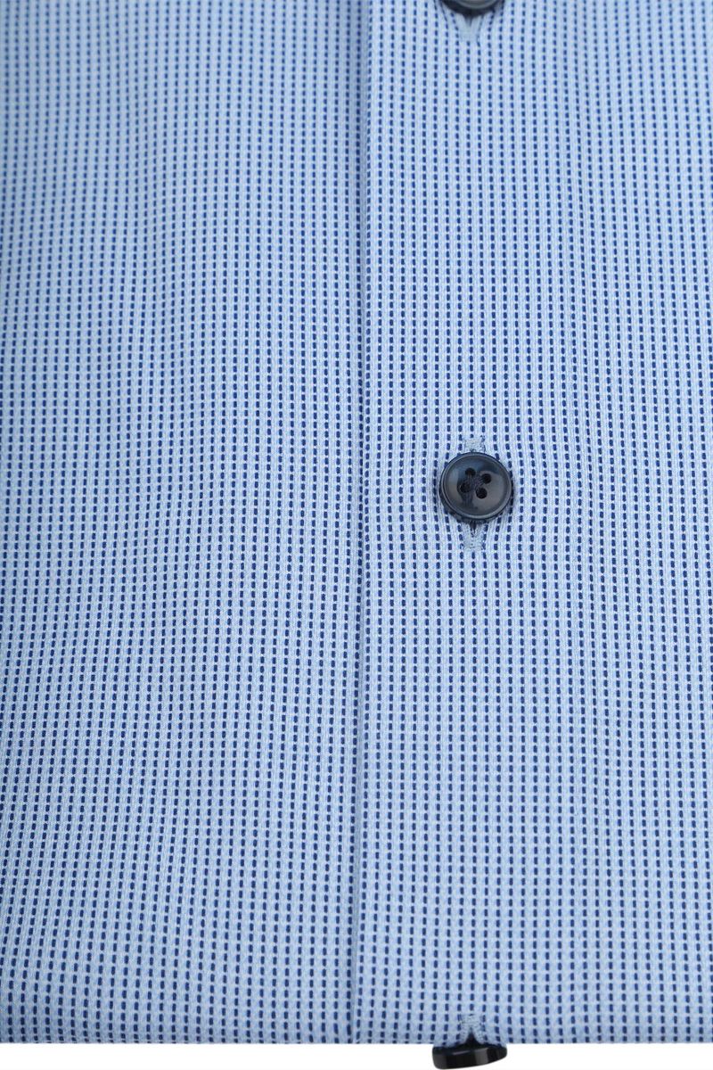 Olymp Luxor Overhemd 24 Seven Print Blauw