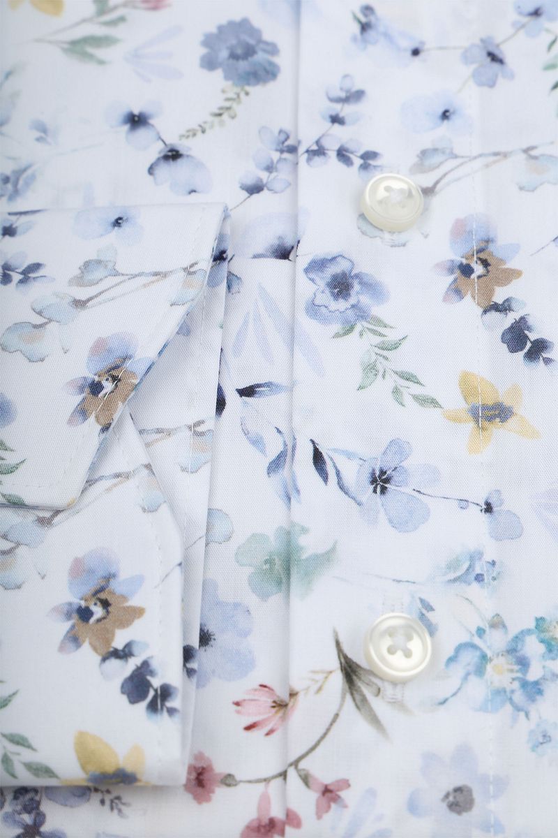 Olymp Luxor Overhemd Bloemenprint Multicolour