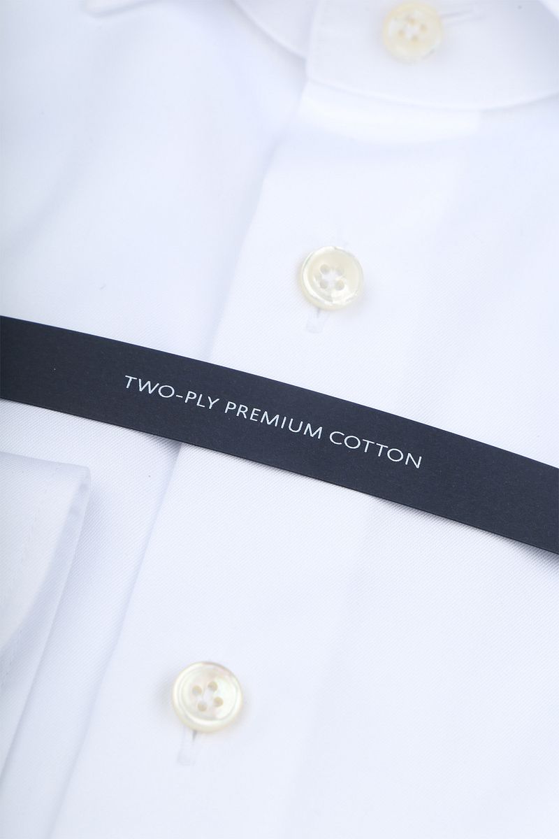 Olymp Signature Twill Overhemd Wit