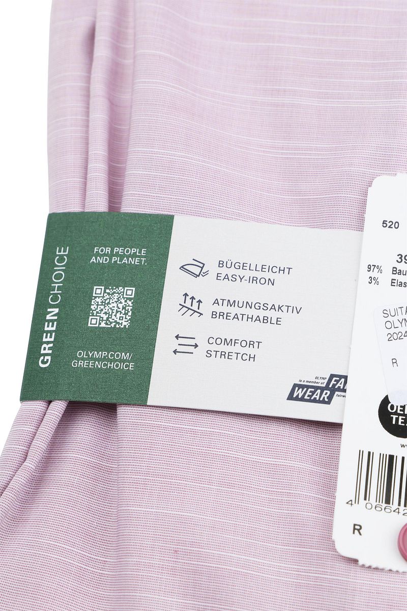 OLYMP Level 5 Hemd Rosa - Größe 37 günstig online kaufen
