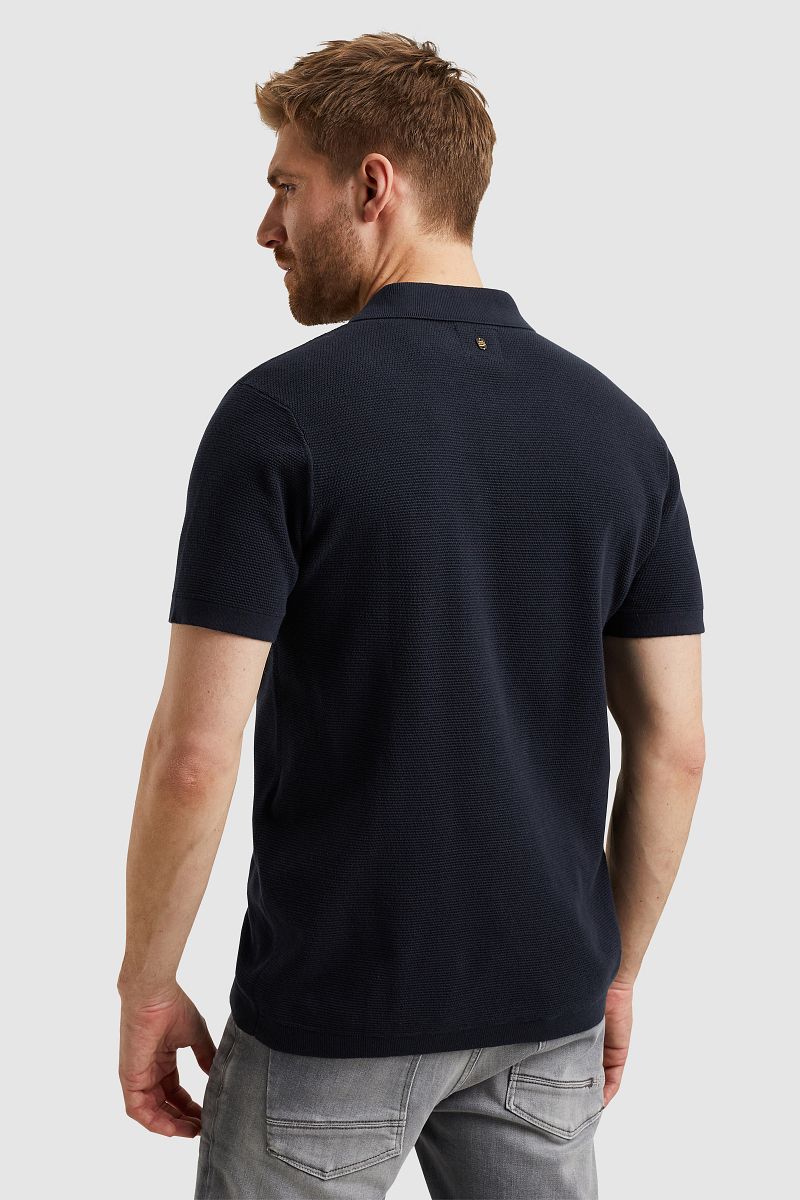 PME Legend Poloshirt Knitted Navy