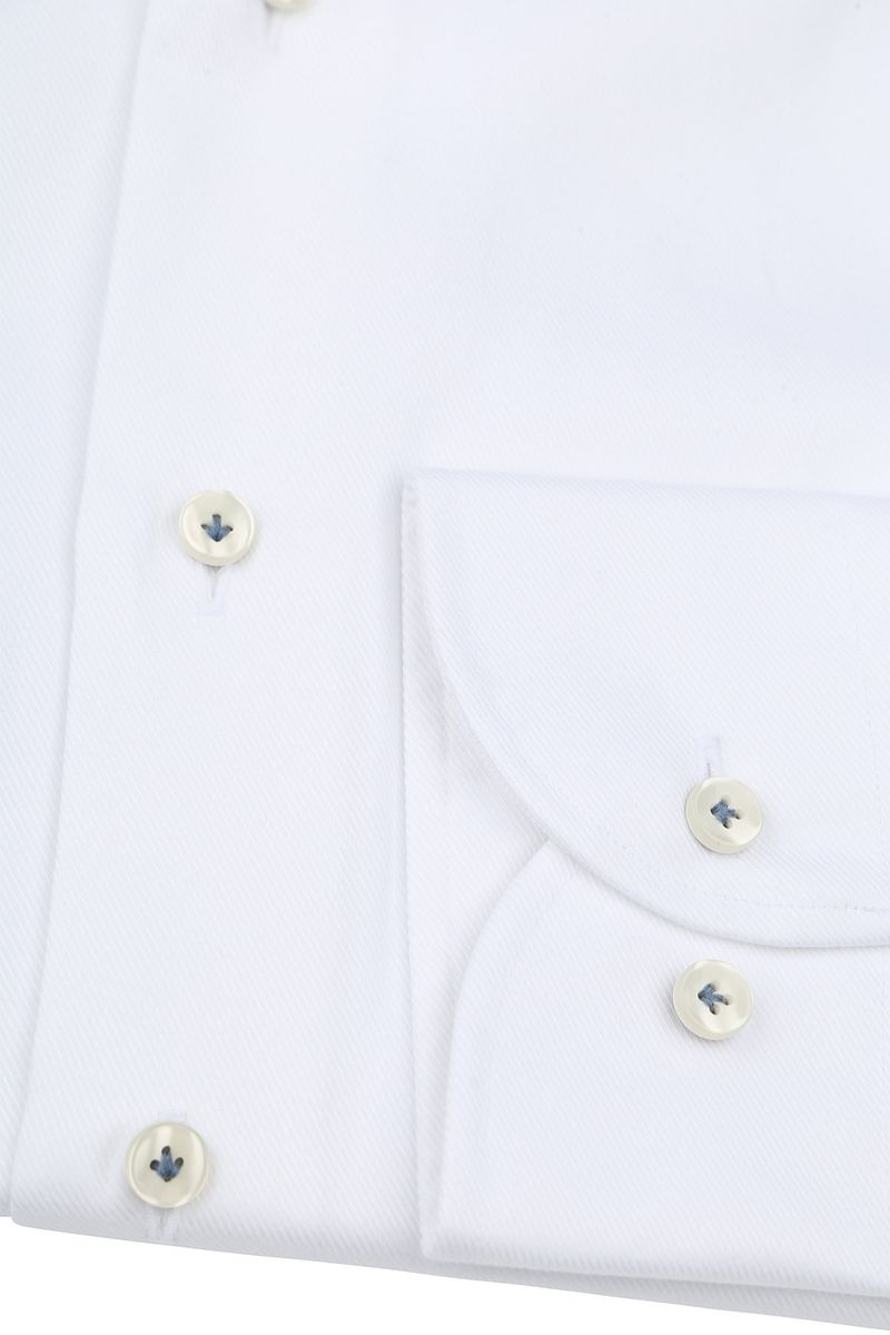 Profuomo Twill Overhemd Wit