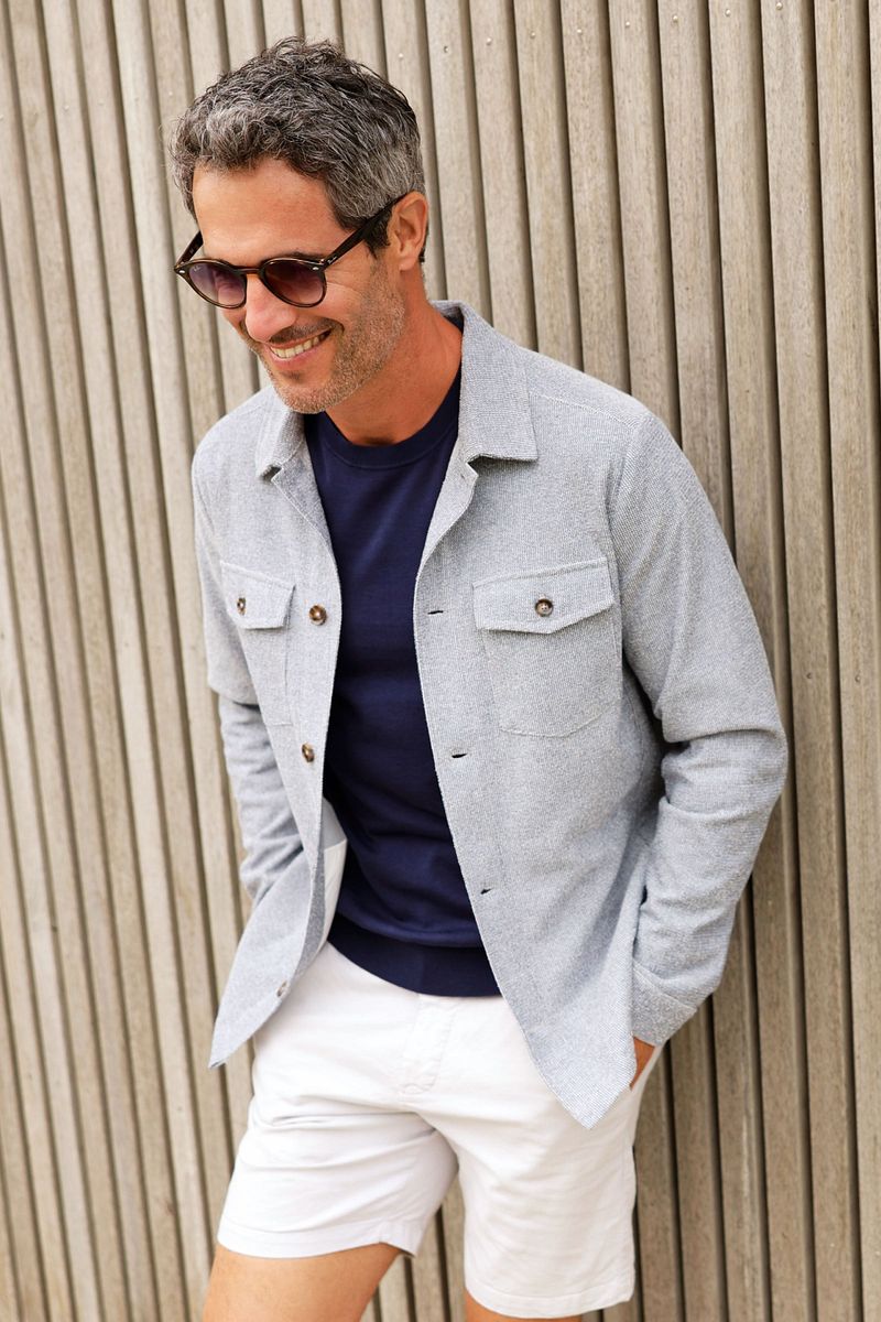 R2 Amsterdam R2 Overshirt Blauw