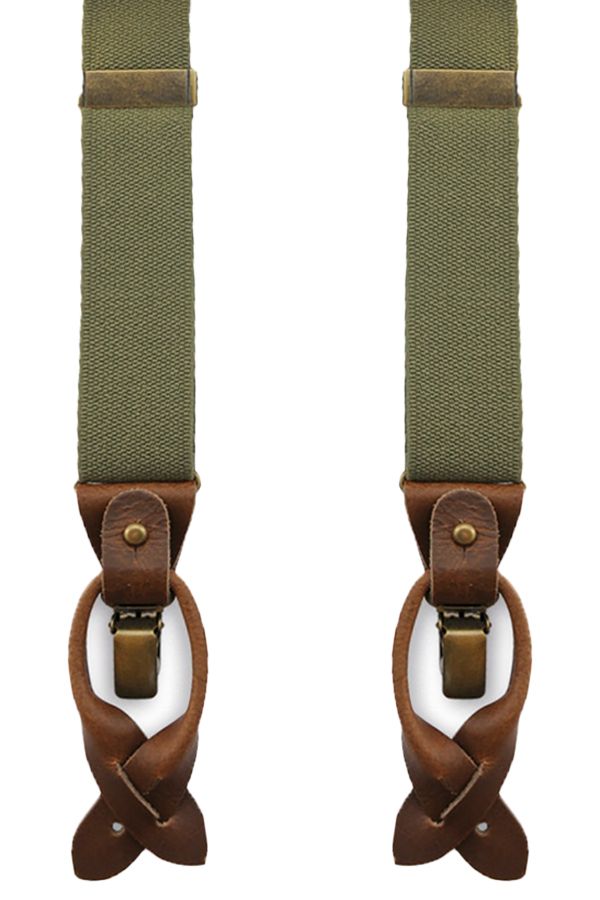 Sir Redman Luxe Bretels Essential Leger Groen