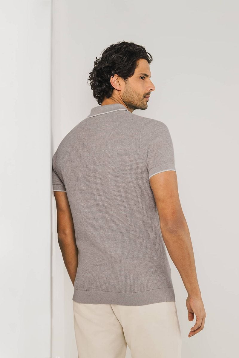 State of Art Pique Polo Lichtbruin