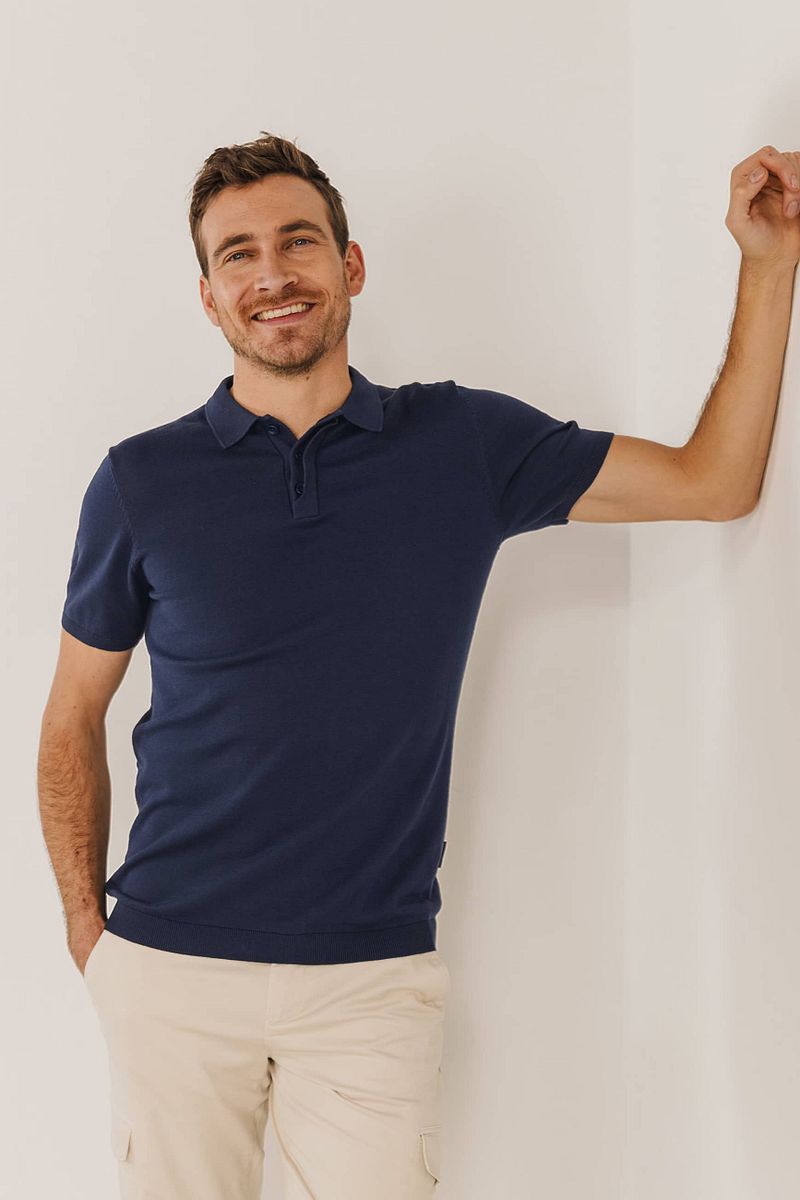 State of Art Polo Knitted Navy