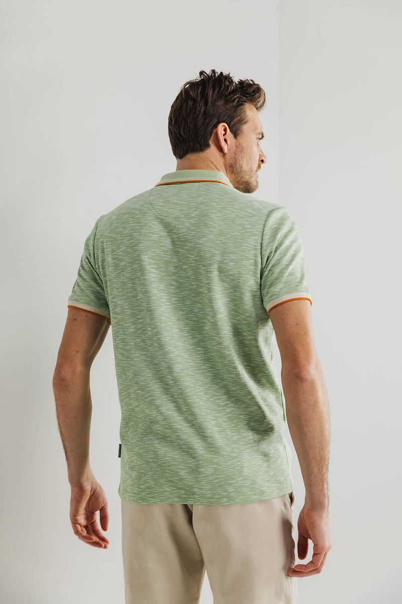 State of Art Polo Slubmelange Leaf Green