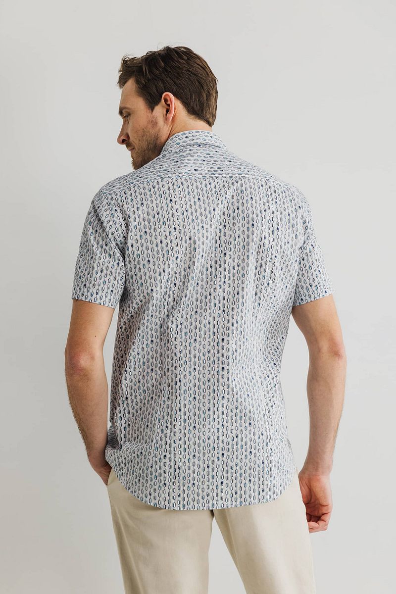 State of Art Short Sleeve Overhemd Print Popli