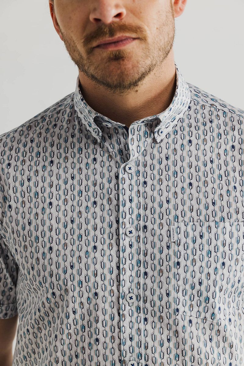 State of Art Short Sleeve Overhemd Print Popli