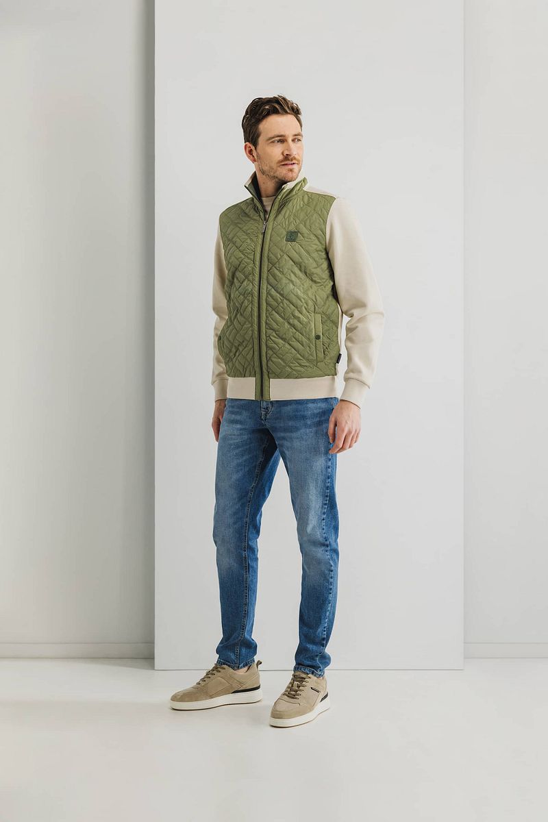 State of Art Sweatvest Groen