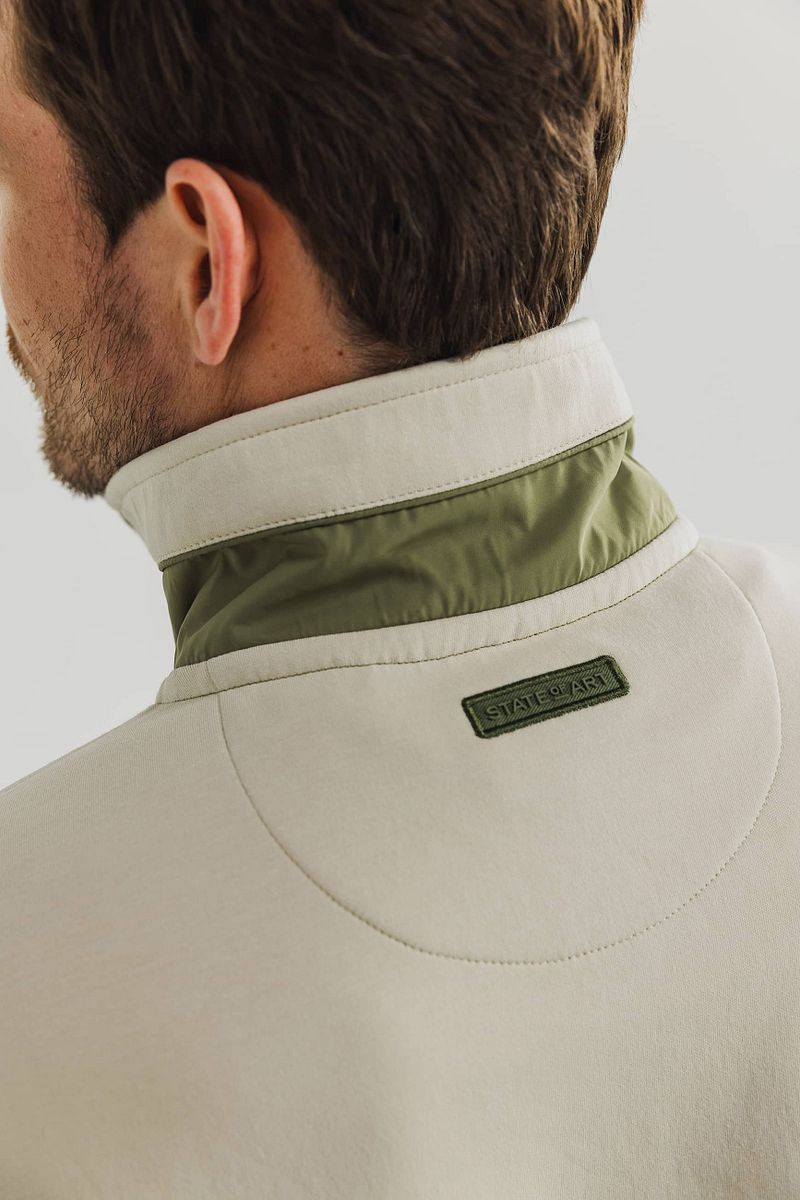 State of Art Sweatvest Groen