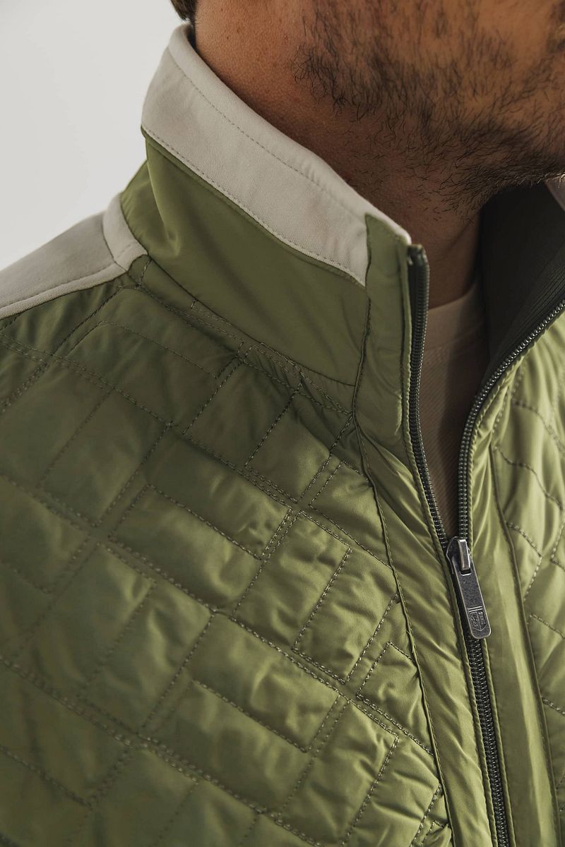 State of Art Sweatvest Groen