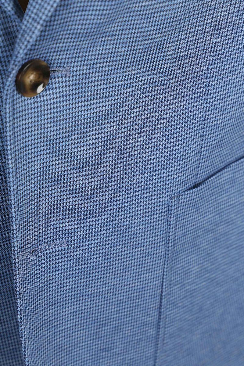 Suitable Colbert Face Print Jeans Blauw