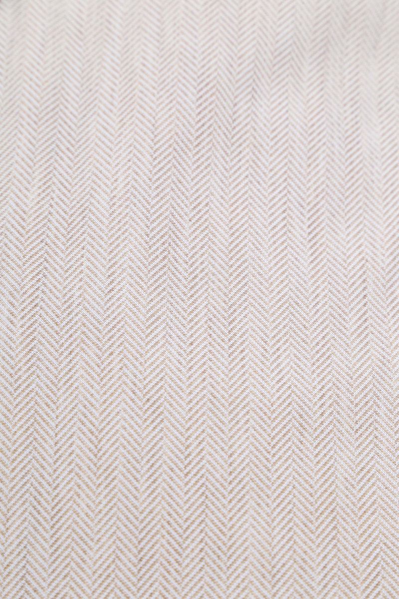 Suitable Herringbone Overhemd Sand